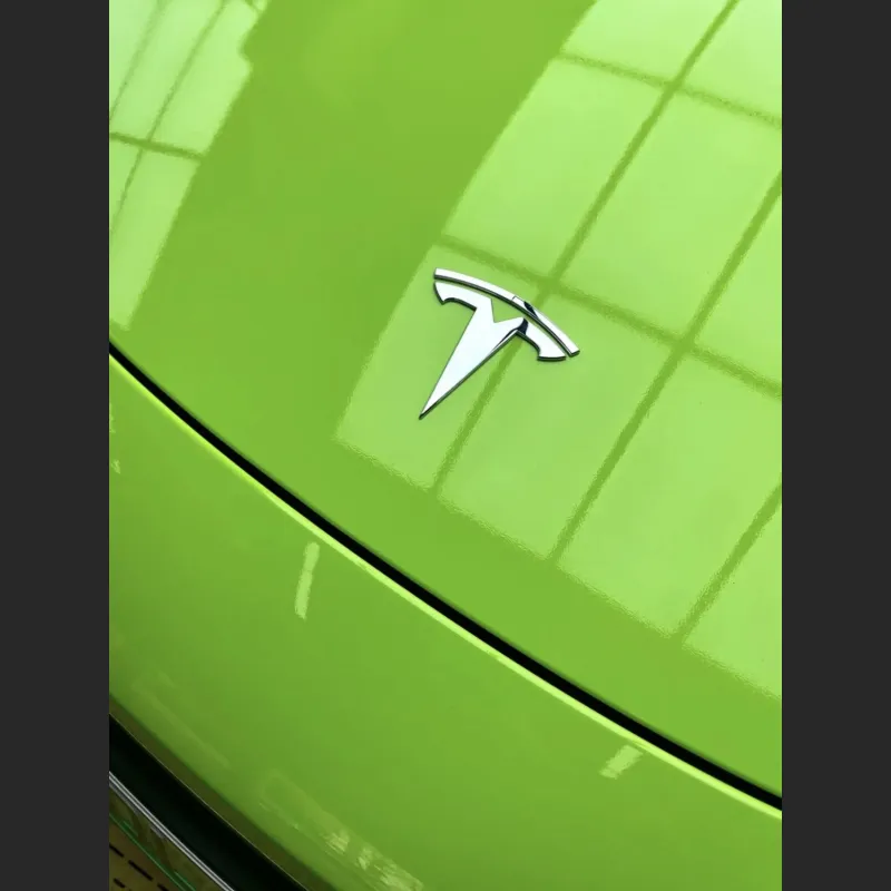 Ravoony Plus Gloss Apple Green Car Wrap Tesla Model 3 Wrap