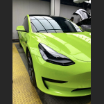 Ravoony Plus Gloss Apple Green Car Wrap Tesla Model 3 Wrap