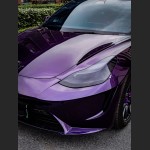 Ravoony Plus Gloss Midnight Purple Car Vinyl Wrap Tesla Model 3 Wrap 