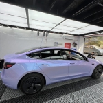 Ravoony Plus Twin Silver Purple Car Vinyl Wrap Tesla Model 3 Wrap