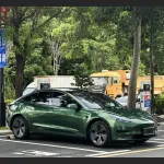 Ravoony Plus Metal Sonoma Green Car Vinyl Wrap Tesla Model 3 Wrap