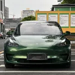Ravoony Plus Metal Sonoma Green Car Vinyl Wrap Tesla Model 3 Wrap