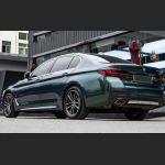 Ravoony Plus BMW Gloss Aurora Diamant Green Vinyl Car Wrap BMW 5 Series Wrap