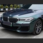 Ravoony Plus BMW Gloss Aurora Diamant Green Vinyl Car Wrap BMW 5 Series Wrap