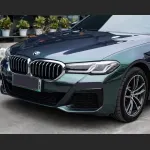 Ravoony Plus BMW Gloss Aurora Diamant Green Vinyl Car Wrap BMW 5 Series Wrap