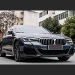 Ravoony Plus BMW Gloss Aurora Diamant Green Vinyl Car Wrap BMW 5 Series Wrap