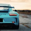Ravoony Gloss Metal Paint Ocean Blue Car Wrap