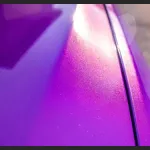 Ravoony Plus Glossy Explosion Purple Car Vinyl Wrap BMW 1 Series Wrap
