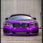 Ravoony Plus Glossy Explosion Purple Car Vinyl Wrap BMW 1 Series Wrap