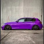 Ravoony Plus Glossy Explosion Purple Car Vinyl Wrap BMW 1 Series Wrap