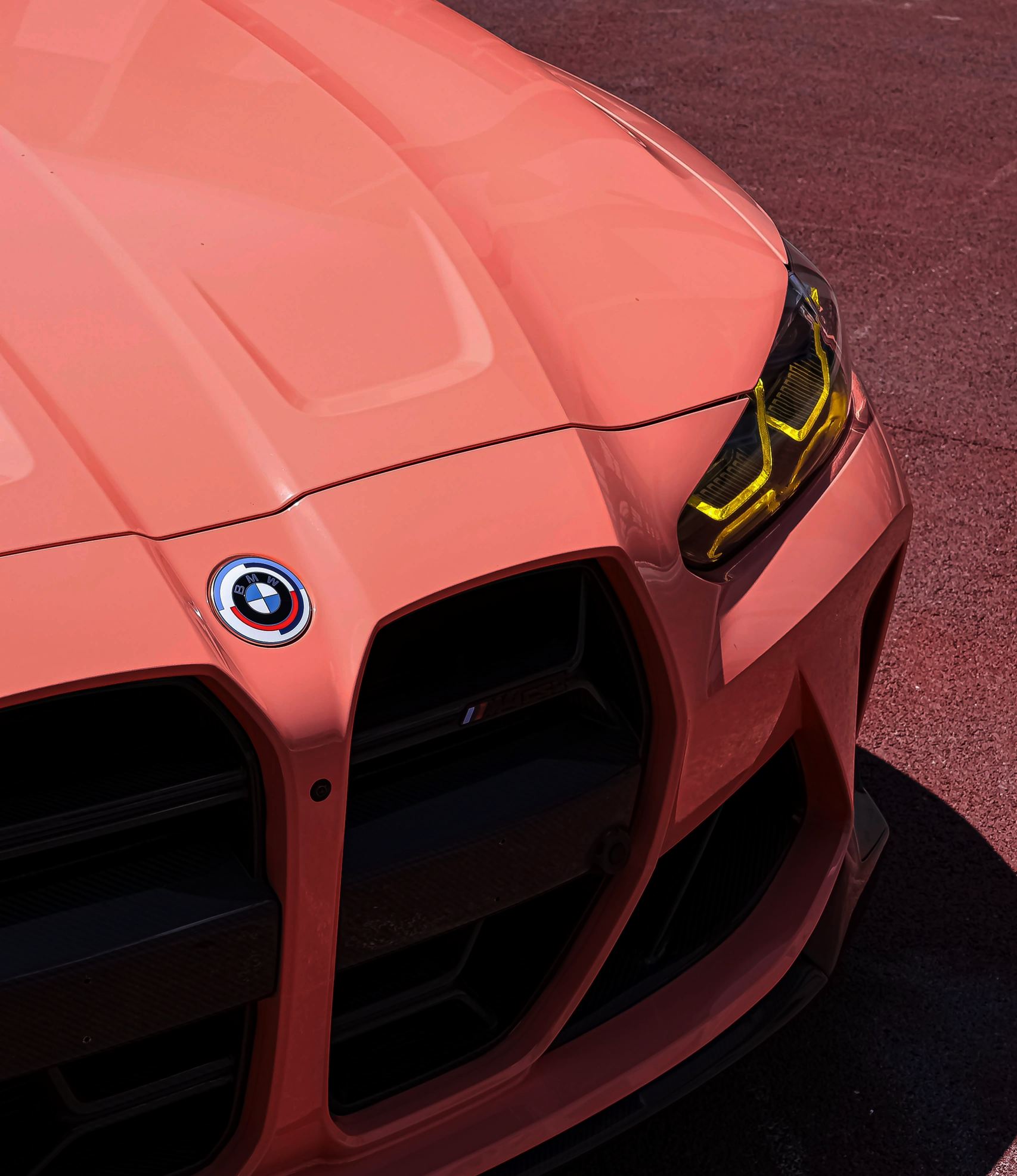 Ravoony Plus Glossy Paggy Pink Car Vinyl Wrap BMW M4 Wrap