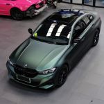 Ravoony Plus Matte Emerald Green Car Vinyl Wrap BMW I3 Wrap