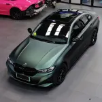 Ravoony Plus Matte Emerald Green Car Vinyl Wrap BMW I3 Wrap