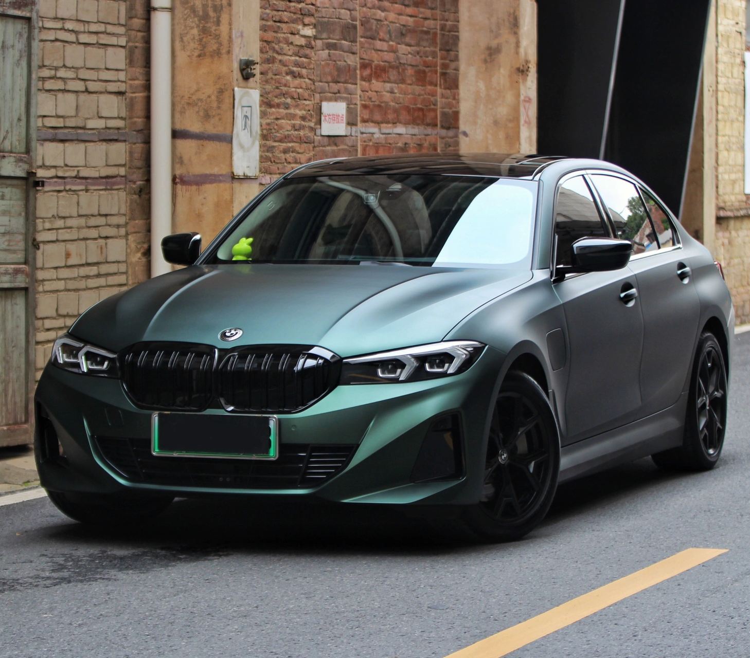 BMW I3 Wrap, Best Ravoony Matte Emerald Green Car Vinyl Wrap BMW I3