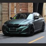 Ravoony Plus Matte Emerald Green Car Vinyl Wrap BMW I3 Wrap