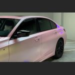 Ravoony Plus Pure Metal Cherry Pink Car Vinyl Wrap BMW 3 Series Wrap 