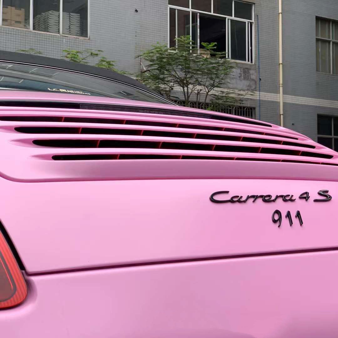 Ravoony Plus Matte Ceramic Barbie Pink Vinyl Car Wrap
