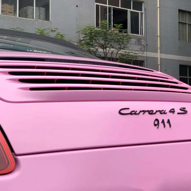 Ravoony Matte Ceramic Barbie Pink Vinyl Car Wrap 