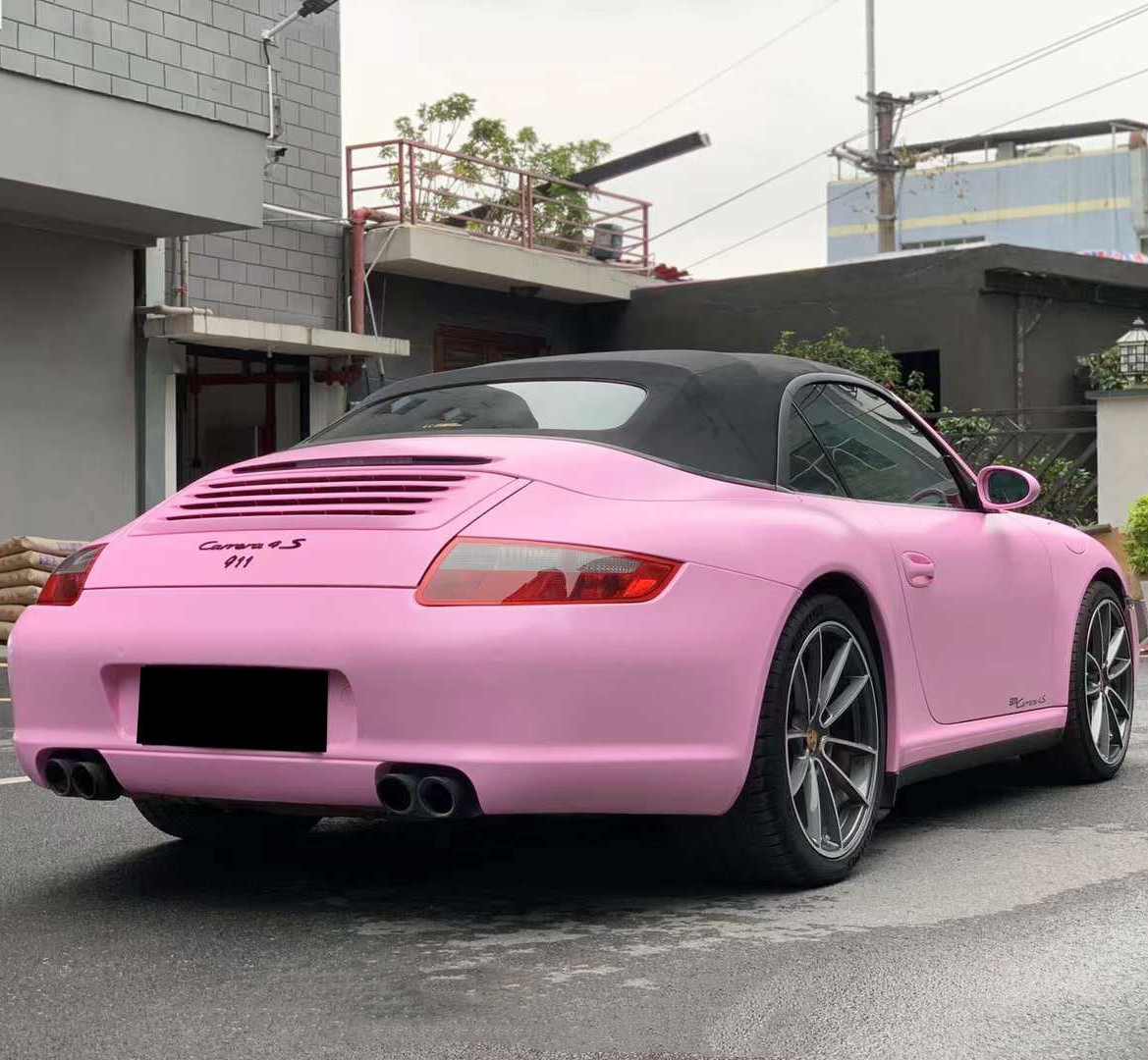 Ravoony Plus Matte Ceramic Barbie Pink Vinyl Car Wrap