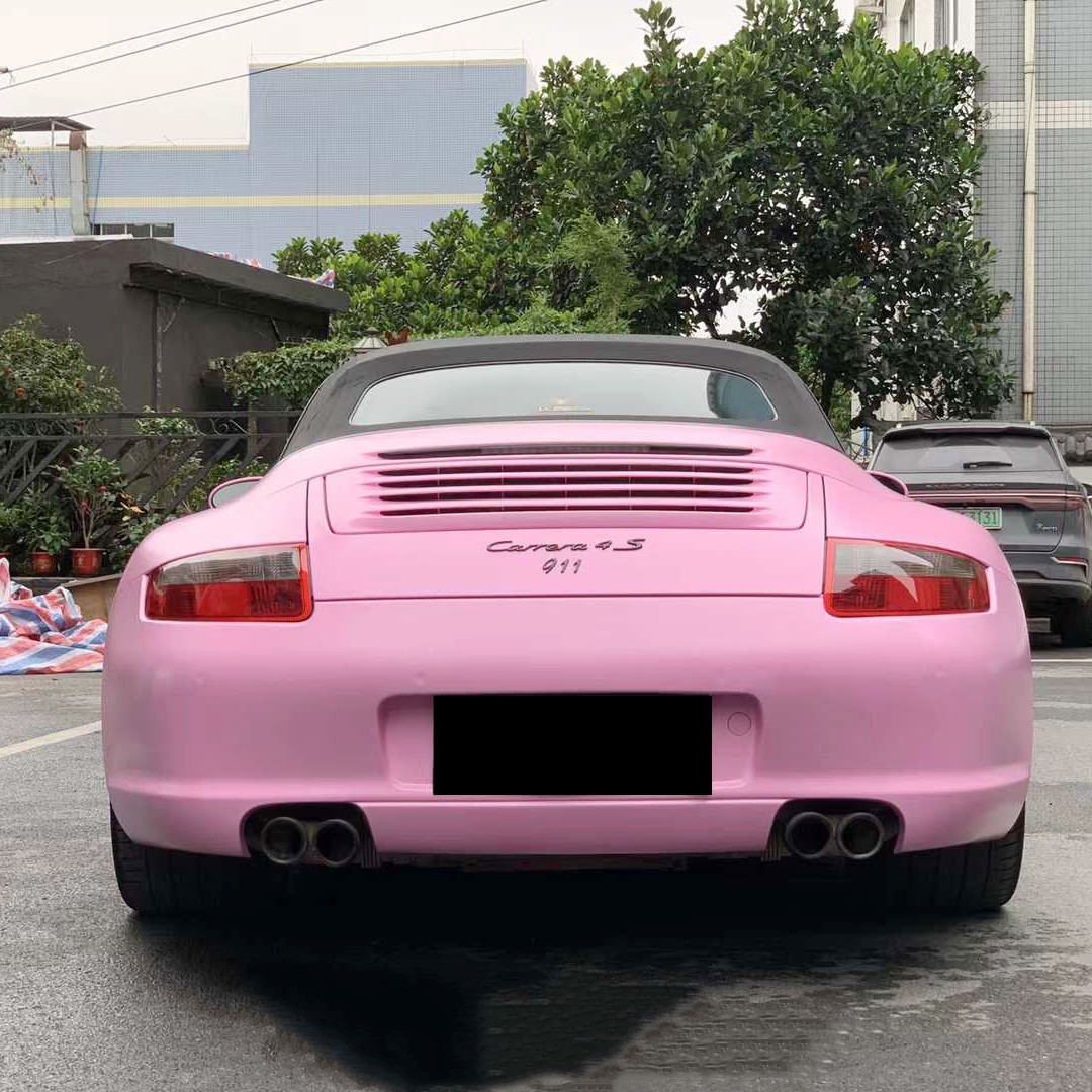 Ravoony Plus Matte Ceramic Barbie Pink Vinyl Car Wrap