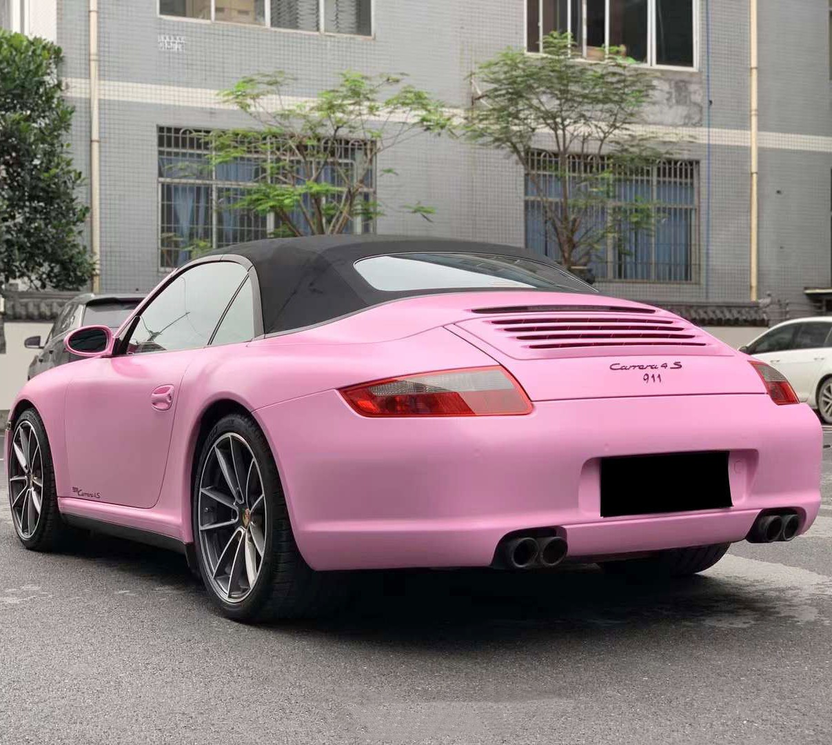 Ravoony Plus Matte Ceramic Barbie Pink Vinyl Car Wrap