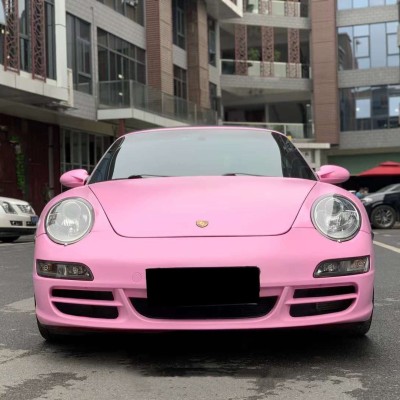 Ravoony Plus Matte Ceramic Barbie Pink Vinyl Car Wrap 02