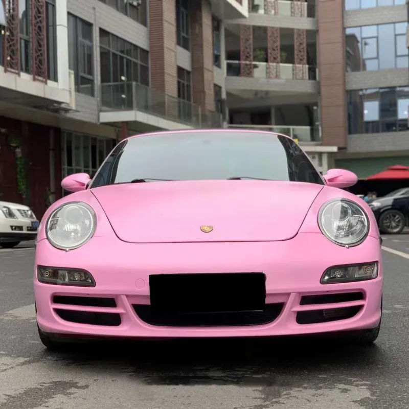 Ravoony Plus Matte Ceramic Barbie Pink Vinyl Car Wrap 