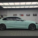 Ravoony Plus Glossy Cragginess Green Car Vinyl Wrap BMW 320Li Wrap