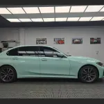 Ravoony Plus Glossy Cragginess Green Car Vinyl Wrap BMW 320Li Wrap