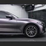 Ravoony Plus NIO Matte Capri Purple Grey Car Vinyl Wrap BMW 3 Series Wrap