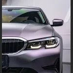 Ravoony Plus NIO Matte Capri Purple Grey Car Vinyl Wrap BMW 3 Series Wrap