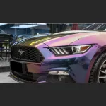 Ravoony Plus Gloss Flowing Phantom Purple Chameleon Wrap Mustang Wrap