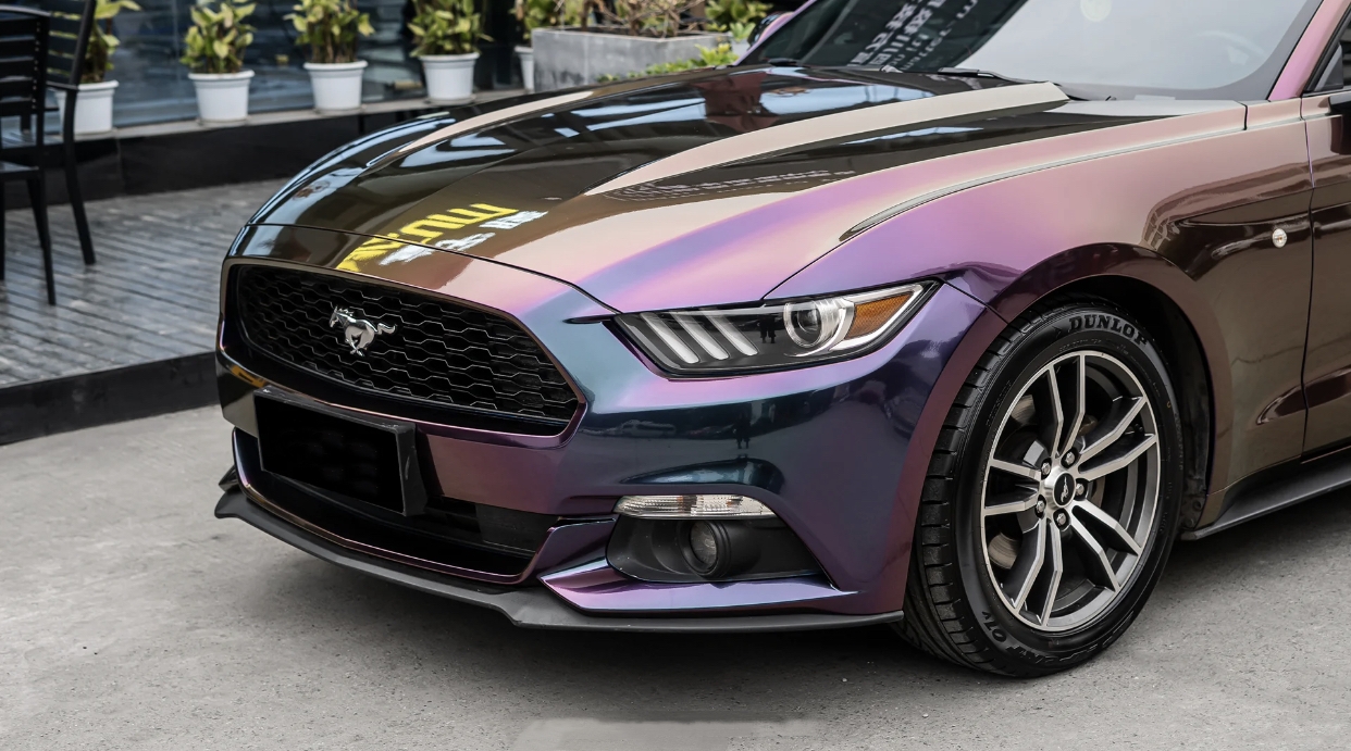 Ravoony Plus Gloss Flowing Phantom Purple Chameleon Wrap Mustang Wrap