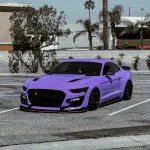  Ravoony Plus Glossy Lavender Purple Car Wrap Purple Wrapped Mustang