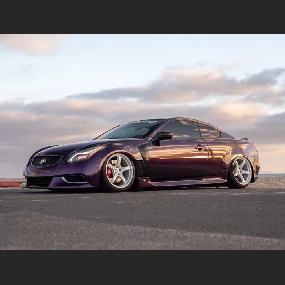 Ravoony Plus Gloss Midnight Purple Car Vinyl Wrap G37 Wrap 