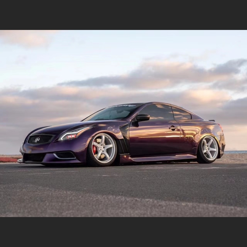 Ravoony Plus Gloss Midnight Purple Car Vinyl Wrap G37 Wrap 