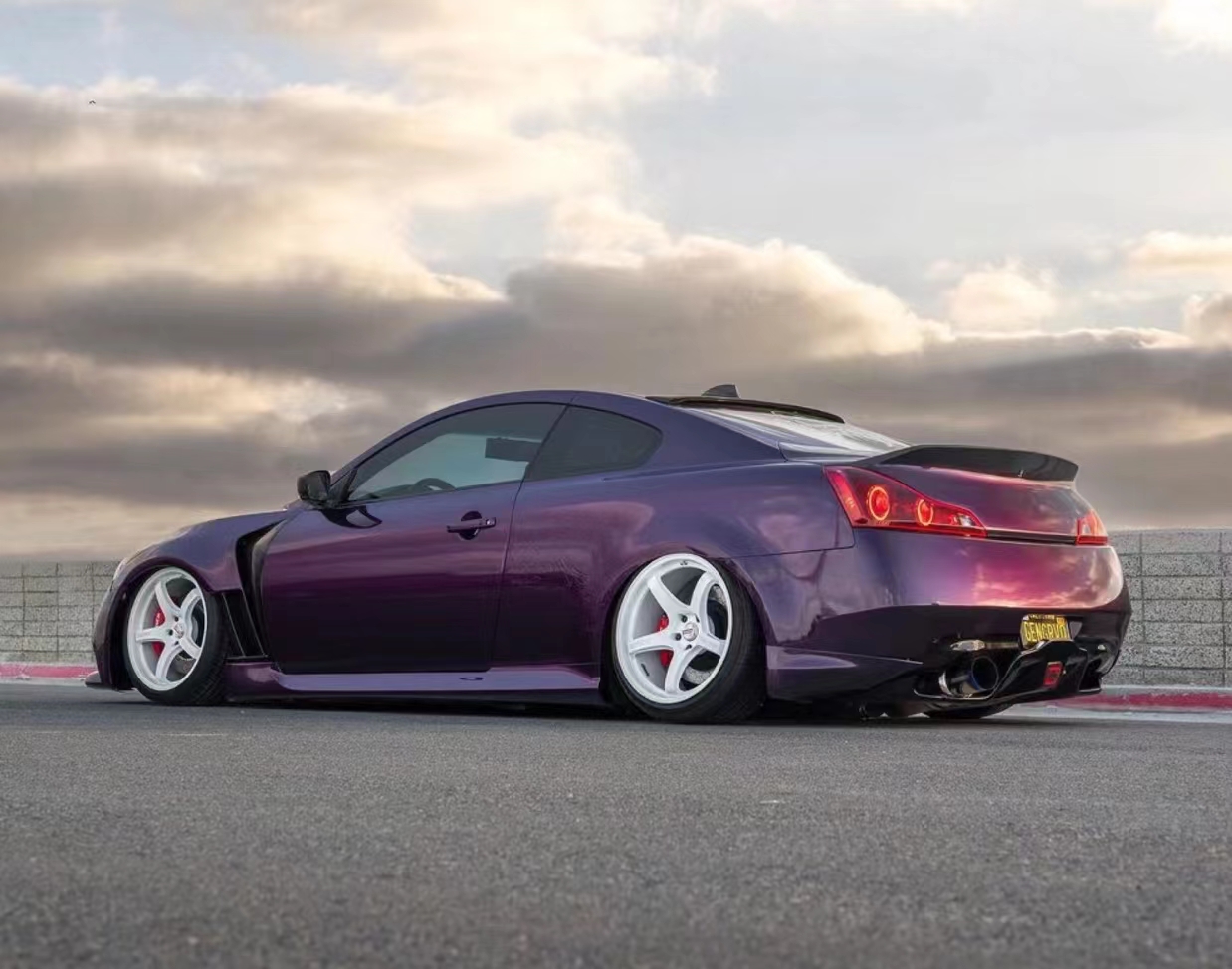 Ravoony Plus Gloss Midnight Purple Car Vinyl Wrap G37 Wrap 