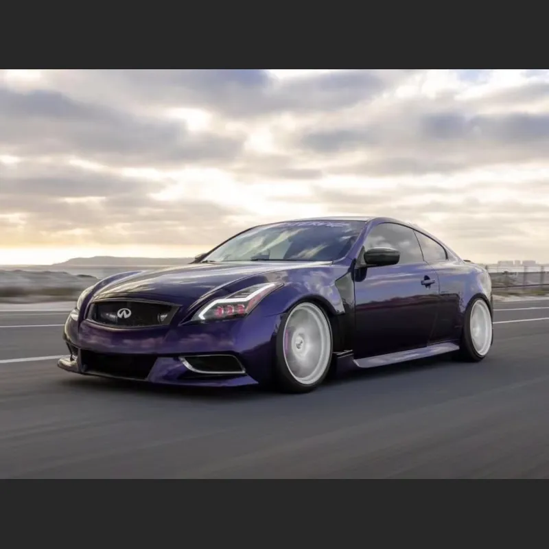 Ravoony Plus Gloss Midnight Purple Car Vinyl Wrap G37 Wrap 