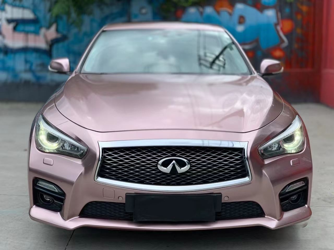 Q50 Wrap ,Best Ravoony Strawberry Pink Car Vinyl Wrap Q50