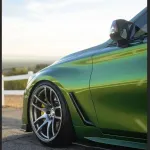 Ravoony Plus Metallic Mamba Green Car Vinyl Wrap Q60 Wrap