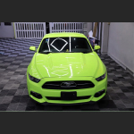 Ravoony Plus Gloss Apple Green Car Wrap Green Wrapped Mustang