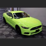 Ravoony Plus Gloss Apple Green Car Wrap Green Wrapped Mustang
