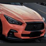 Ravoony Plus Glossy Paggy Pink Car Vinyl Wrap Q50 Wrap