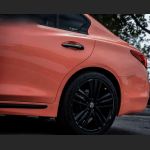 Ravoony Plus Glossy Paggy Pink Car Vinyl Wrap Q50 Wrap
