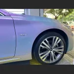 Ravoony Plus Twin Candy Grey Purple Color Fliper Car Wrap Q50 Wrap