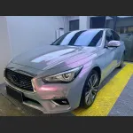 Ravoony Plus Twin Candy Grey Red Color Fliper Car Wrap Q50 Wrap 