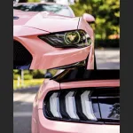  Ravoony Plus Glossy Crystal Peach Pink Car Vinyl Wrap Ford Mustang Wrap