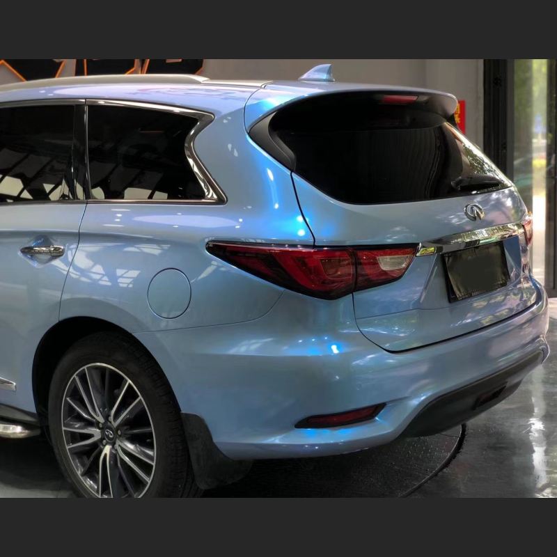 Ravoony Plus Fancy Rock Grey Color Fliper Car Wrap QX60 Wrap