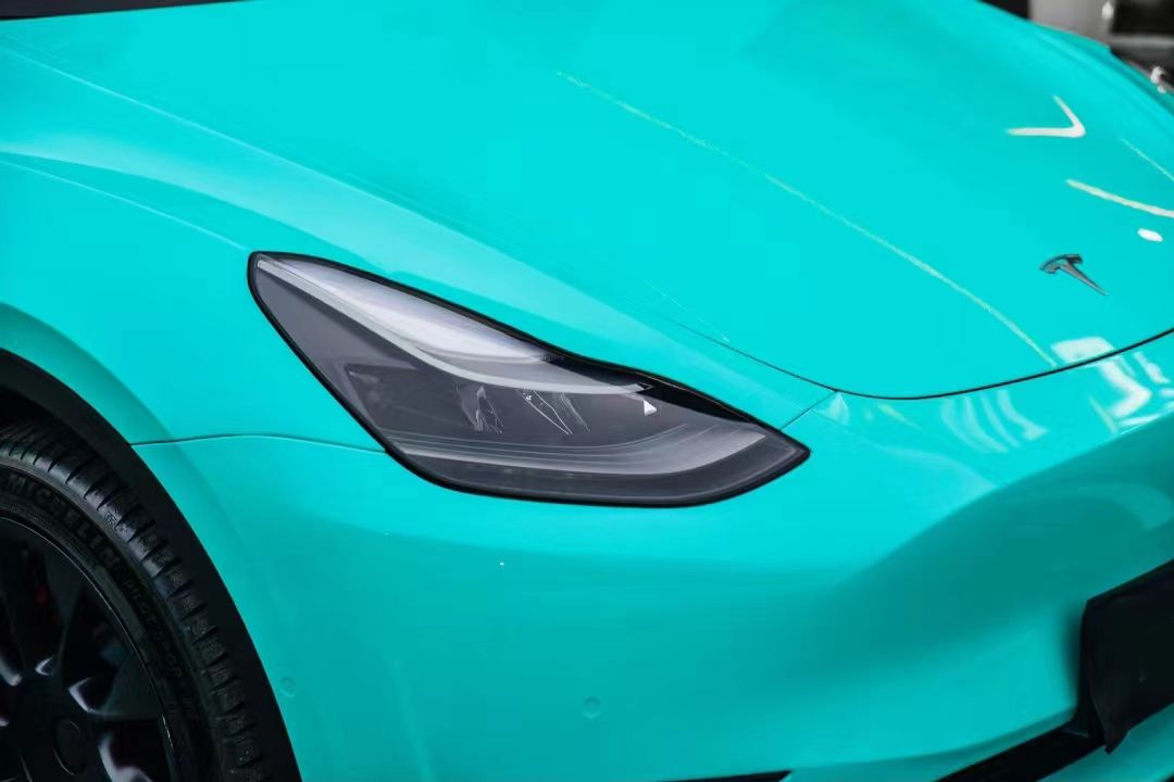 Glossy Tiffany Car Vinyl Wrap