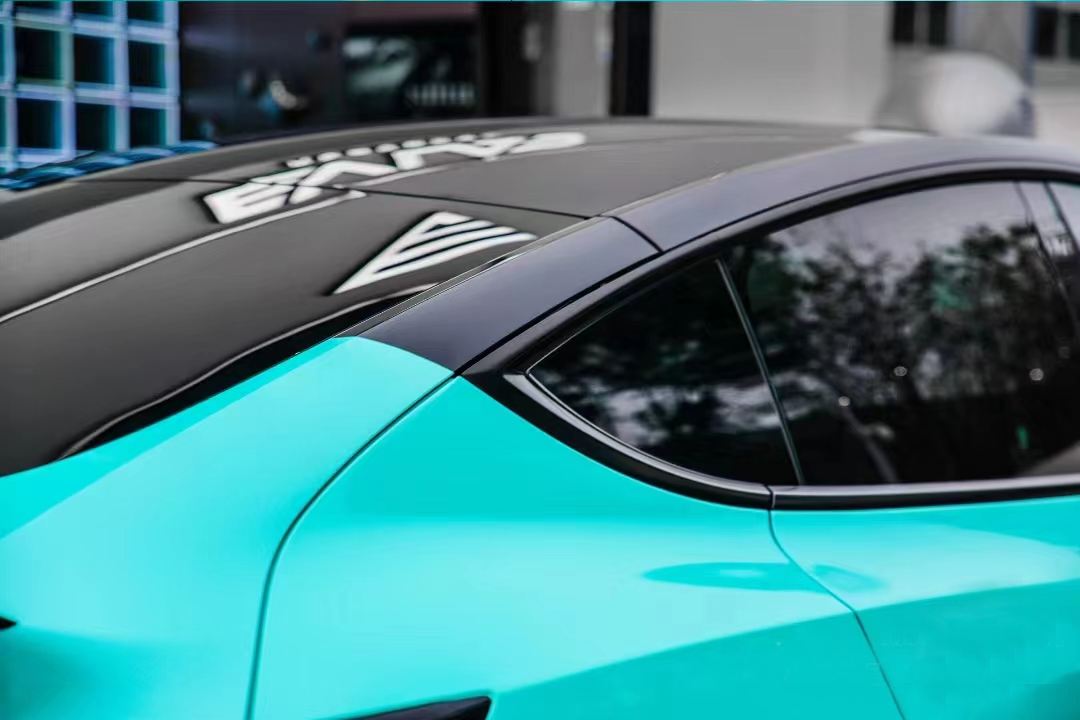 Glossy Tiffany Car Vinyl Wrap